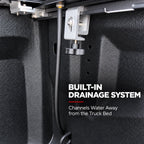 Couvre-benne rigide pliant en trois pour Jeep Gladiator