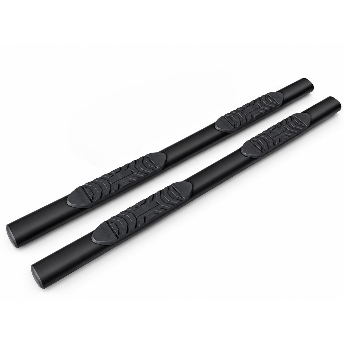 5" Heavy-Duty Stainless Steel Oval Tube Running Board for Chevrolet Silverado 2500 3500/ GMC Sierra 2500 3500