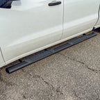 5" Heavy-Duty Stainless Steel Oval Tube Running Board for Chevrolet Silverado 2500 3500/ GMC Sierra 2500 3500