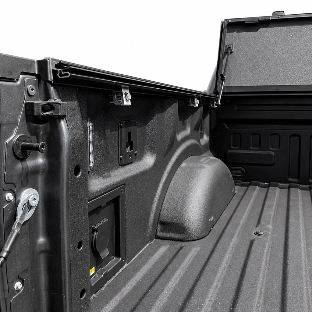 Hard Tri-Fold Flip Back Tonneau Cover for Ford F250 F350 F450