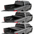 Hard Tri-Fold Flip Back Tonneau Cover for Ford F250 F350 F450
