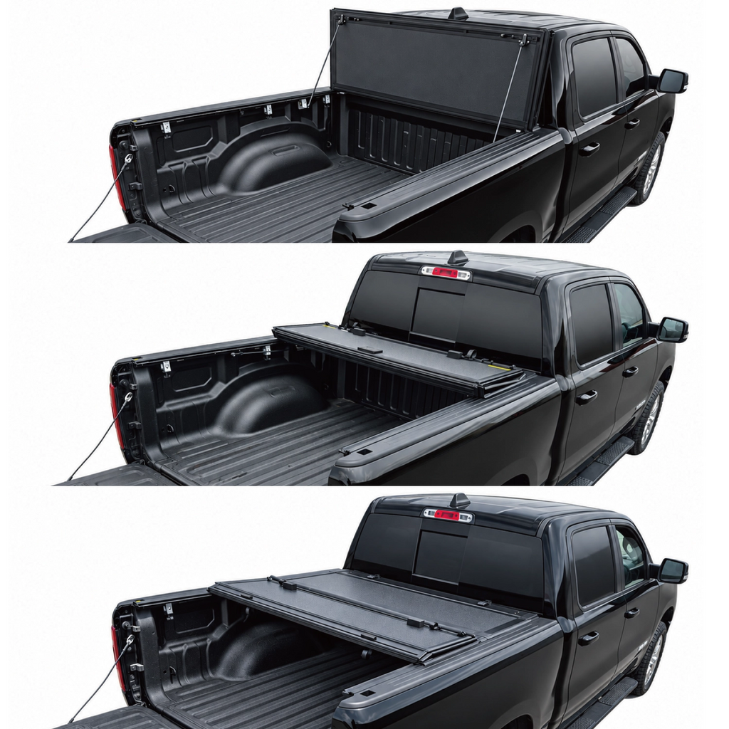 Couvre-benne rigide pliant en trois pour Jeep Gladiator